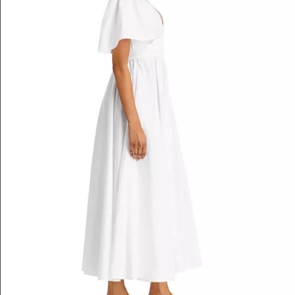 RHODE
Margot Cotton Flutter Sleeve Dress - Picture 7 of 8